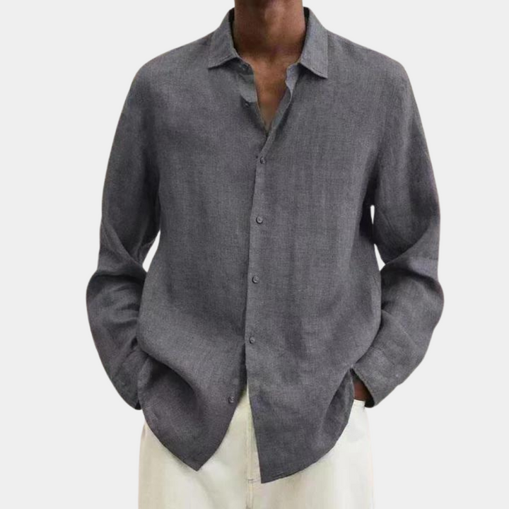 Kettil - Casual herenoverhemd met lange mouwen