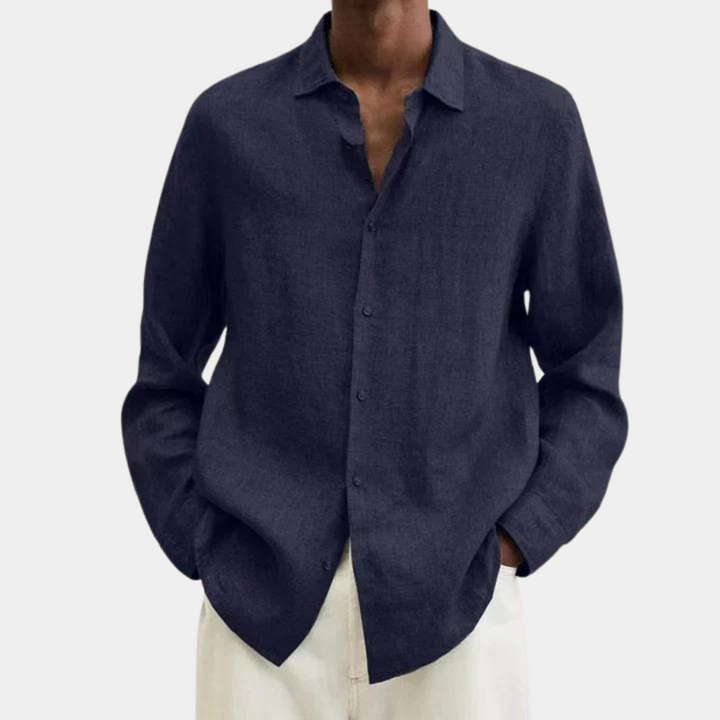 Kettil - Casual herenoverhemd met lange mouwen