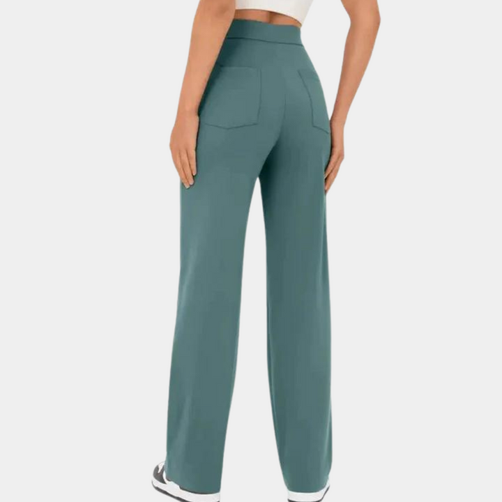 Ciara - Casual damesbroek met hoge taille