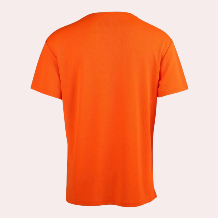 Heren T-shirt met ronde hals en casual pasvorm