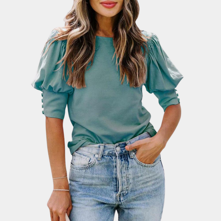 Damesblouse met losse pasvorm