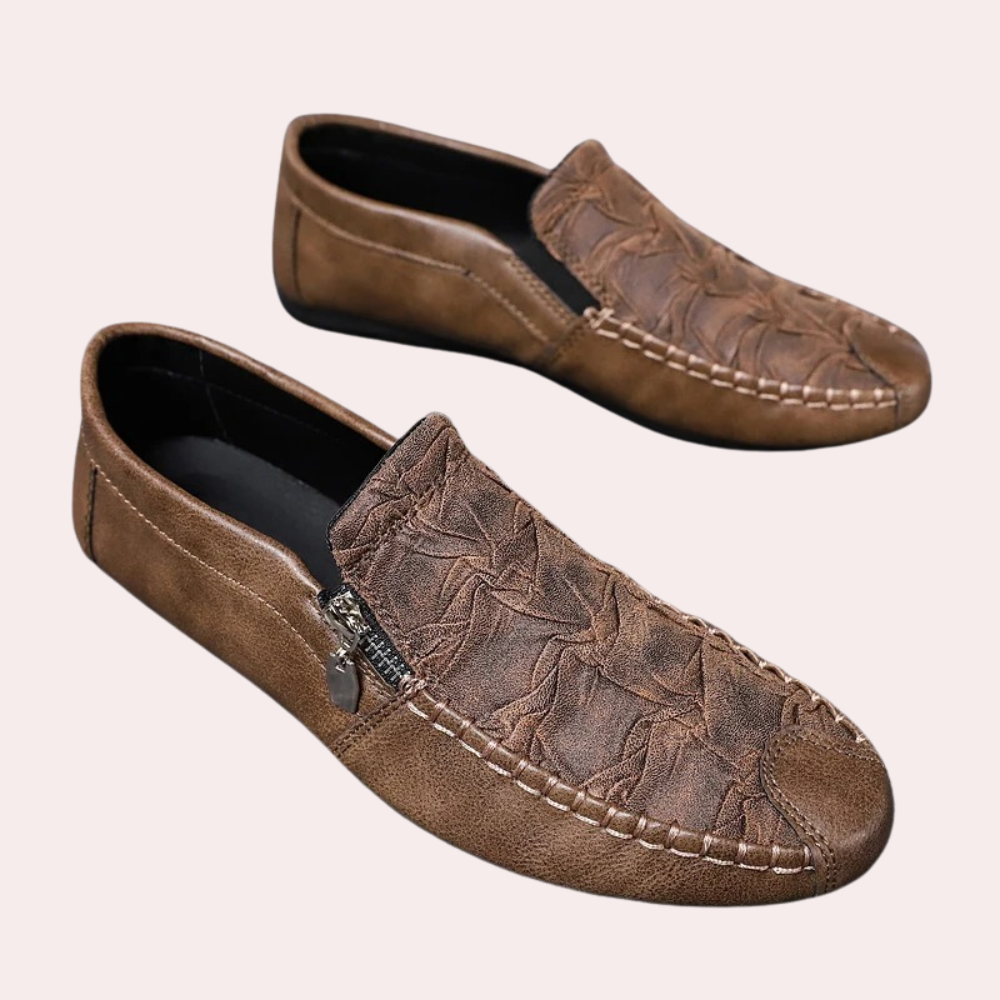 Herenloafers met klassieke instapstijl en stevige constructie