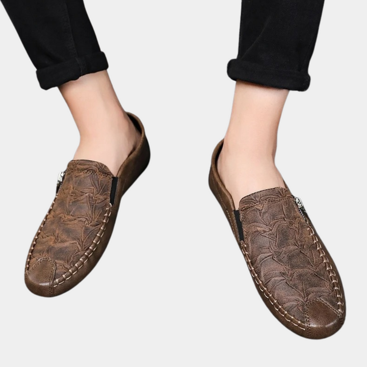 Herenloafers met klassieke instapstijl en stevige constructie