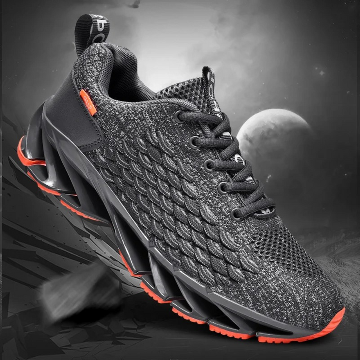 Heren hardloopschoenen met ultralicht ontwerp en dempende zool