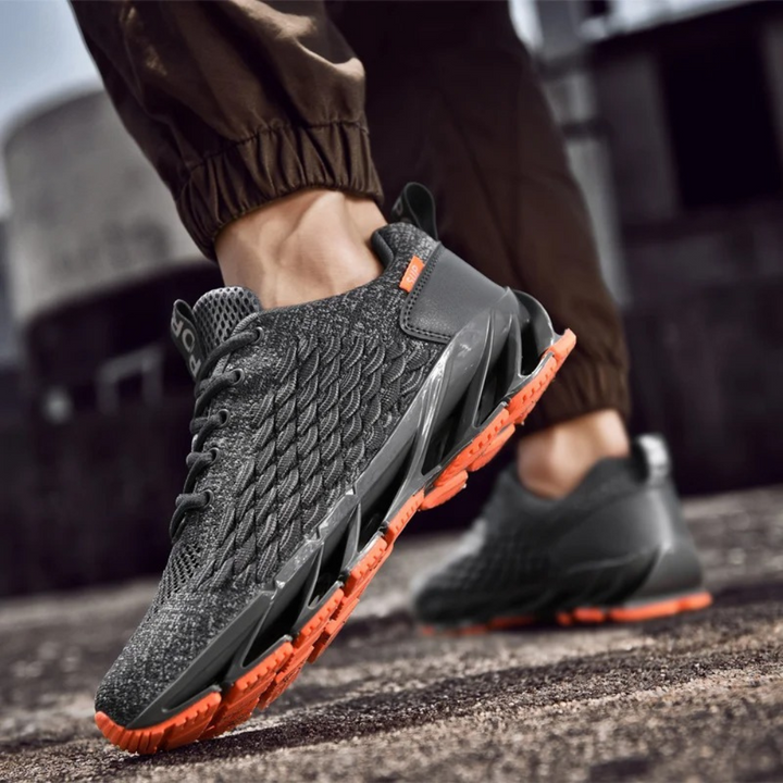 Heren hardloopschoenen met ultralicht ontwerp en dempende zool