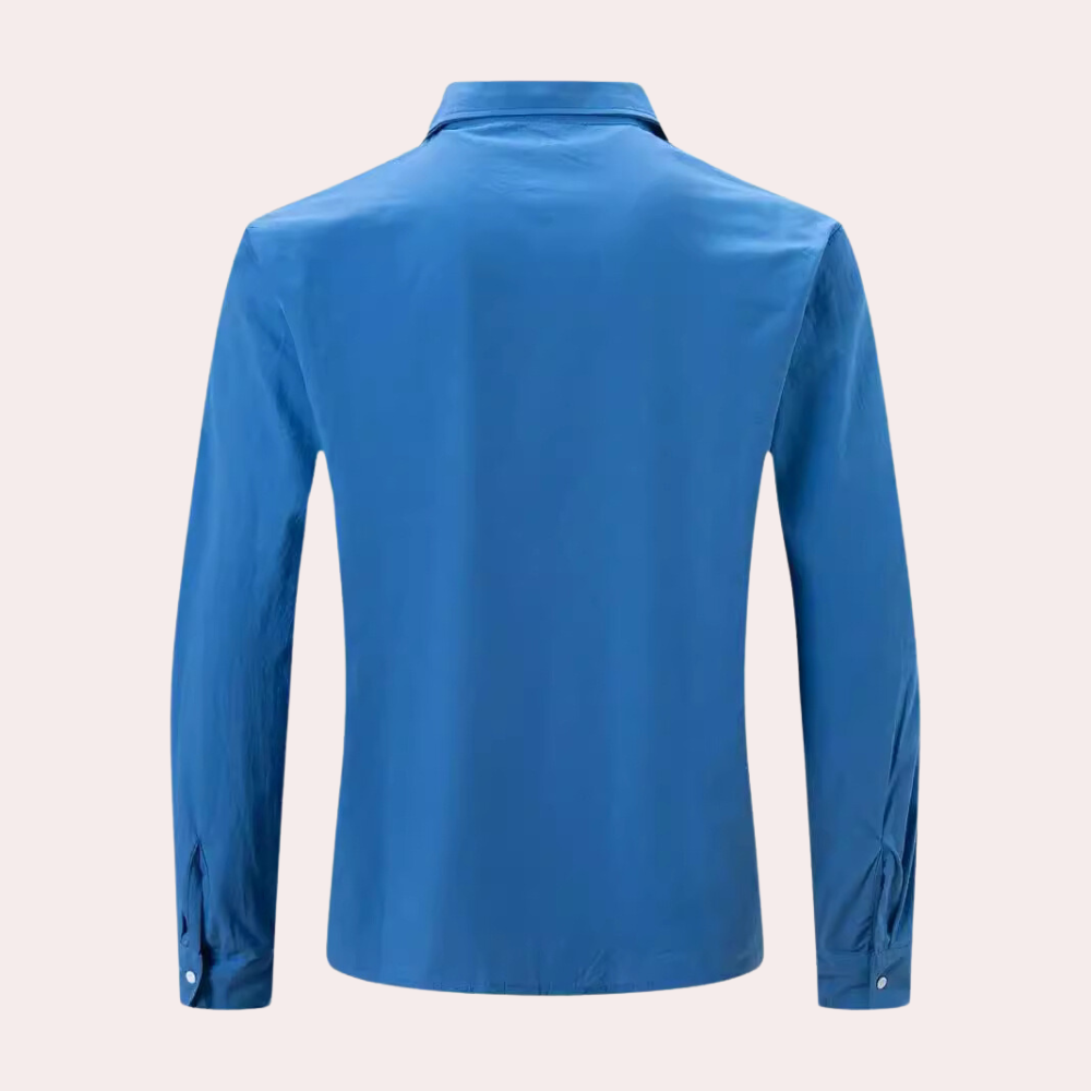 Klaas - Heren casual shirt met lange mouwen