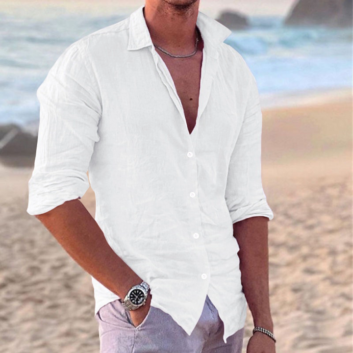 Klaas - Heren casual shirt met lange mouwen