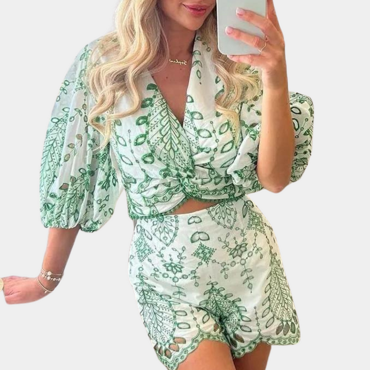Clementina - Moeiteloze elegantie Vrouwen 2-delig set