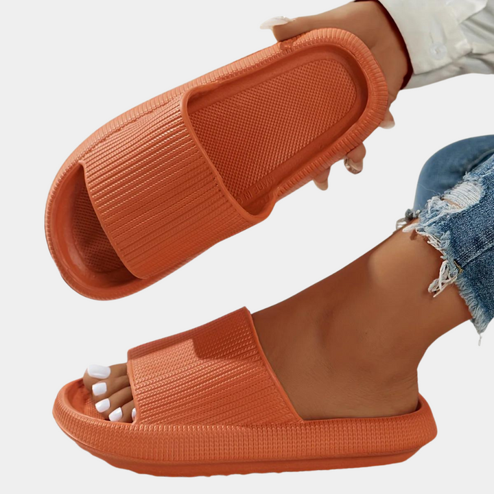 Dames pantoffels met antislipzool en gesloten hiel