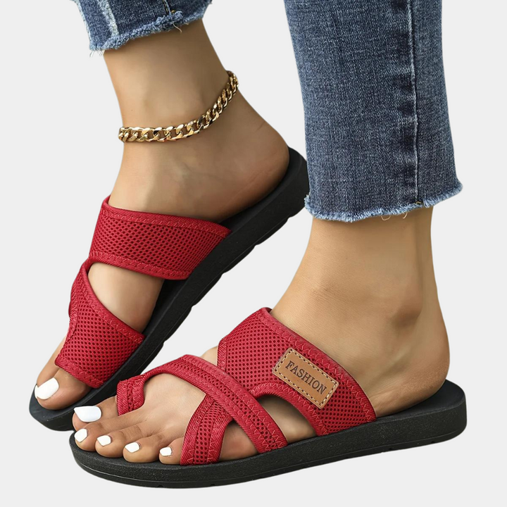 Dames pantoffels met ademend ontwerp