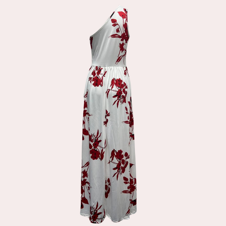 Loredana - Elegante dames maxi-jurk met één schouder