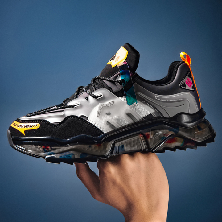 Heren casual schoenen met gestroomlijnd ontwerp en flexibele zool