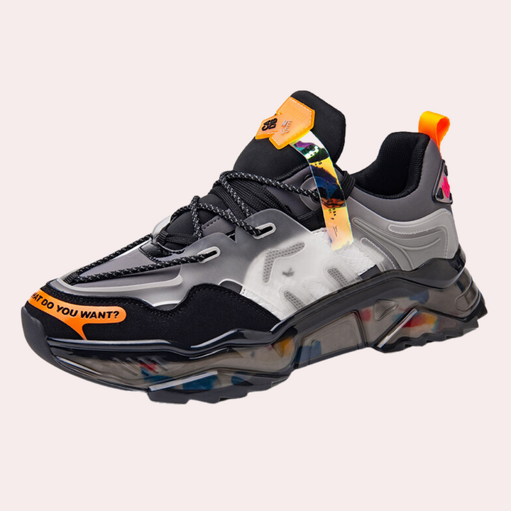 Heren casual schoenen met gestroomlijnd ontwerp en flexibele zool