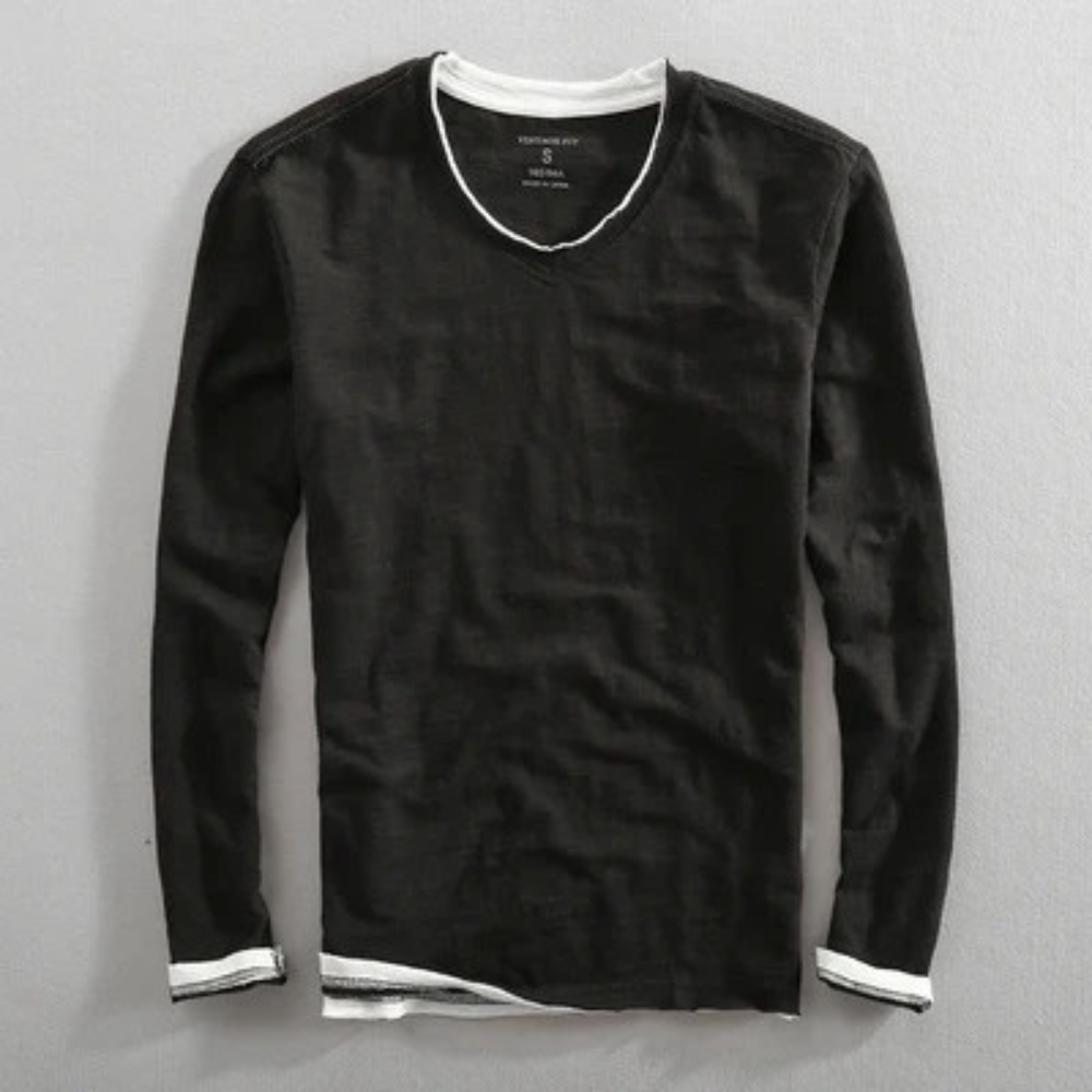 Mario - Heren t-shirt met lange mouwen