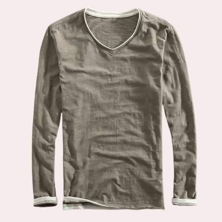 Mario - Heren t-shirt met lange mouwen