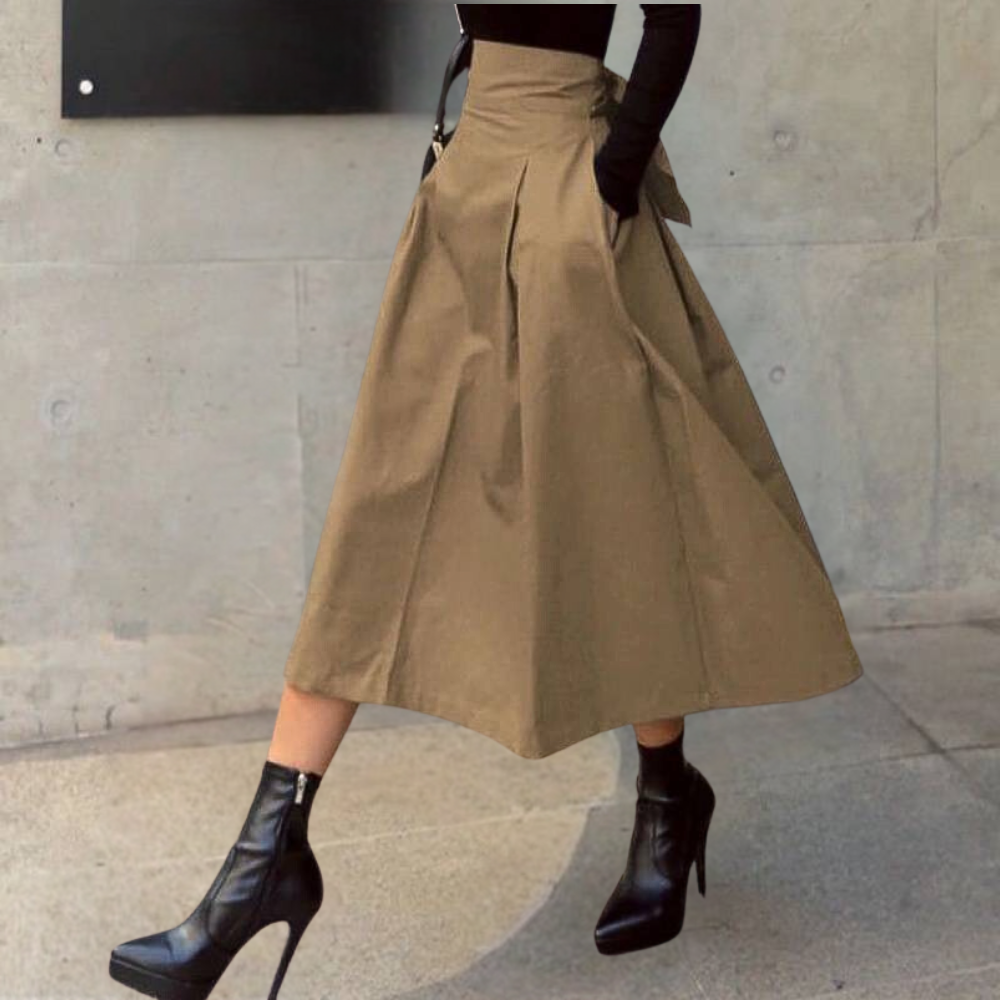 Maricica - Stijlvolle rok met hoge taille voor dames
