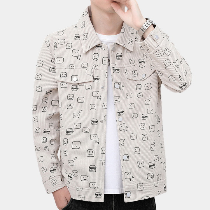 Ionut - Heren Relaxed Corduroy Jas