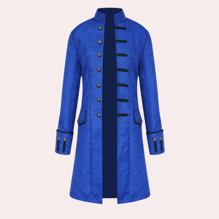 Yiannis - Middeleeuwse Lange Jas voor Tijdloze Elegantie