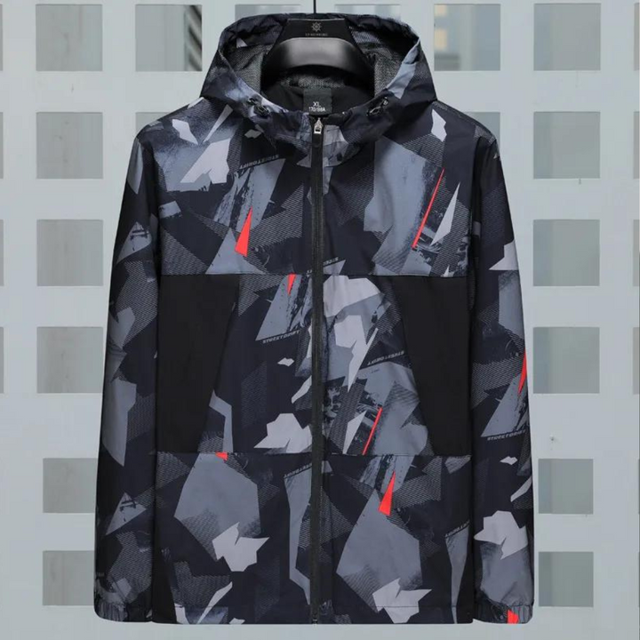 Konstantin - Stijlvol Camouflagejack voor heren met capuchon
