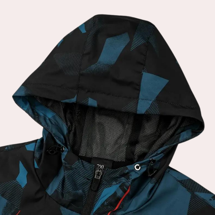 Konstantin - Stijlvol Camouflagejack voor heren met capuchon