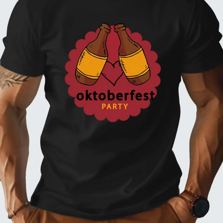 Dominic - Comfortabel Oktoberfest t-shirt voor heren