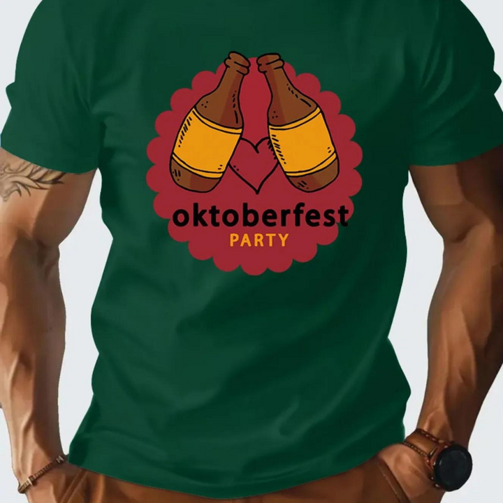 Dominic - Comfortabel Oktoberfest t-shirt voor heren