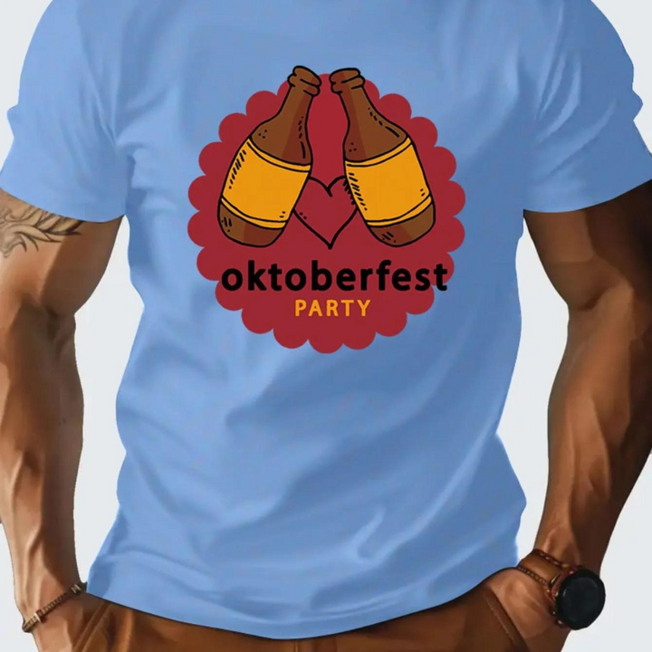 Dominic - Comfortabel Oktoberfest t-shirt voor heren