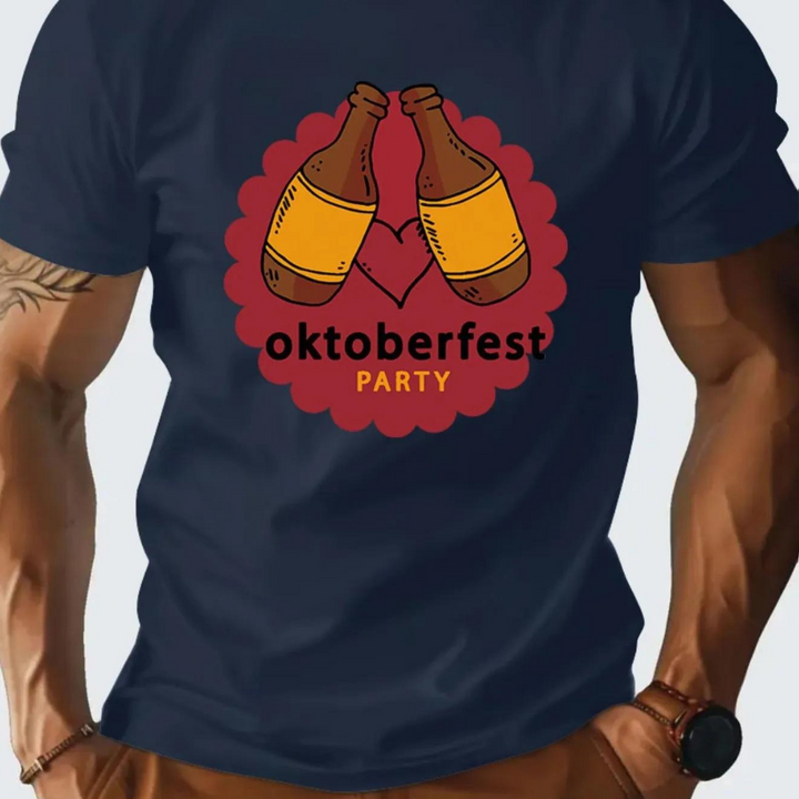 Dominic - Comfortabel Oktoberfest t-shirt voor heren