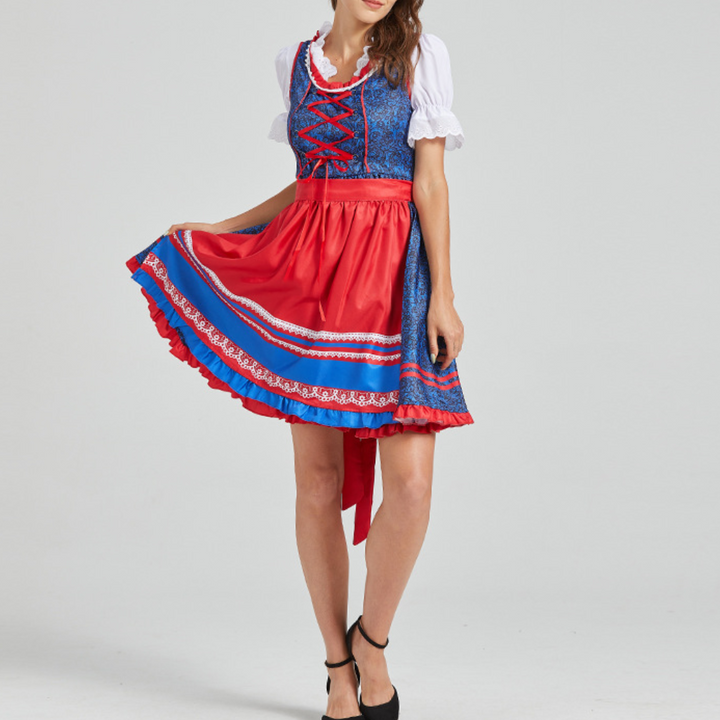 Calla - Dames retro Oktoberfest jurk