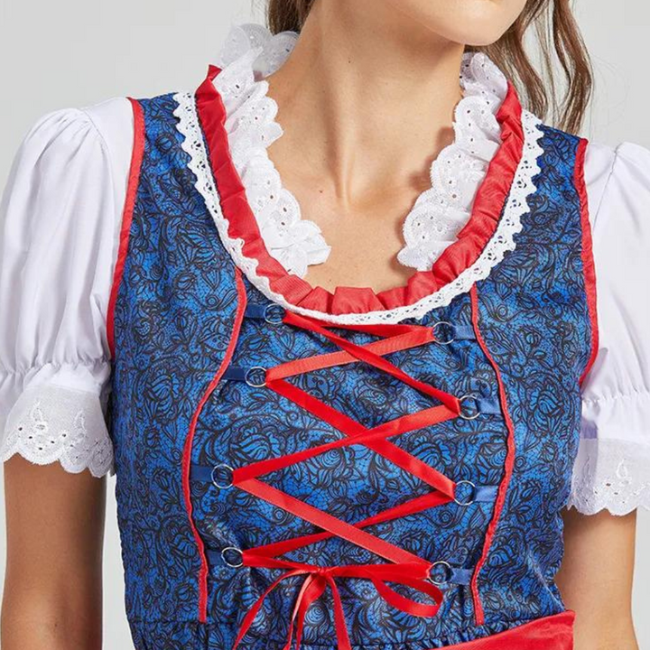 Calla - Dames retro Oktoberfest jurk