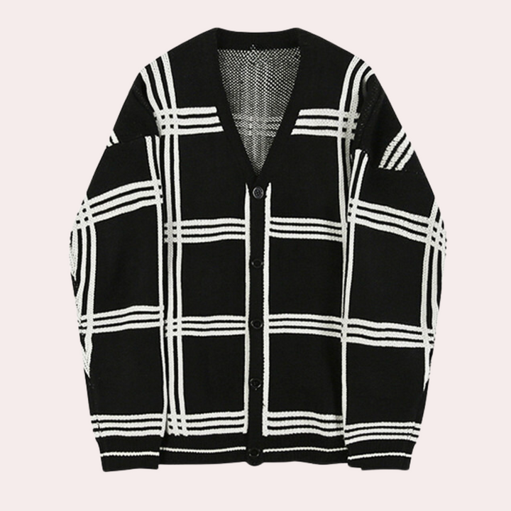 Gert - Gebreid casual herenvest