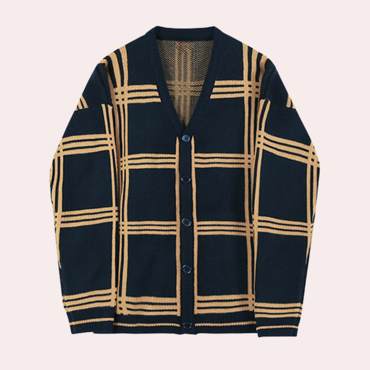 Gert - Gebreid casual herenvest