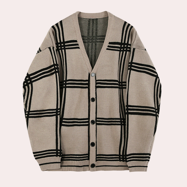 Gert - Gebreid casual herenvest