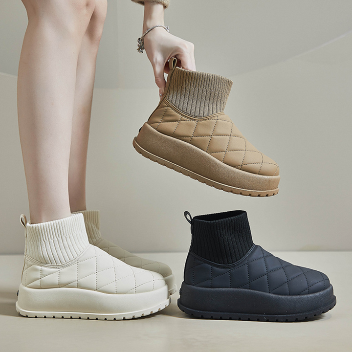 Celesse - Geïsoleerde Gequiltte Vrouwen Winterboots