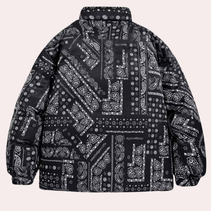 Maslen - Omkeerbaar herenjack met opvallende Paisleyprint
