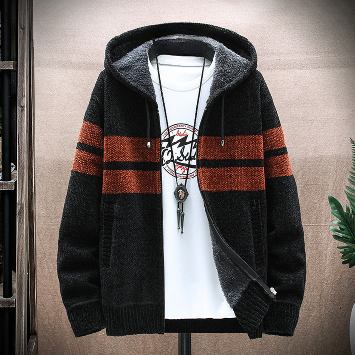 Portier - Casual warme heren jas met capuchon
