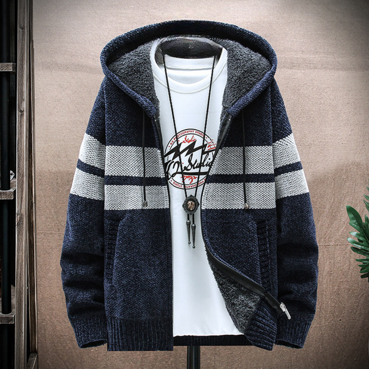 Portier - Casual warme heren jas met capuchon