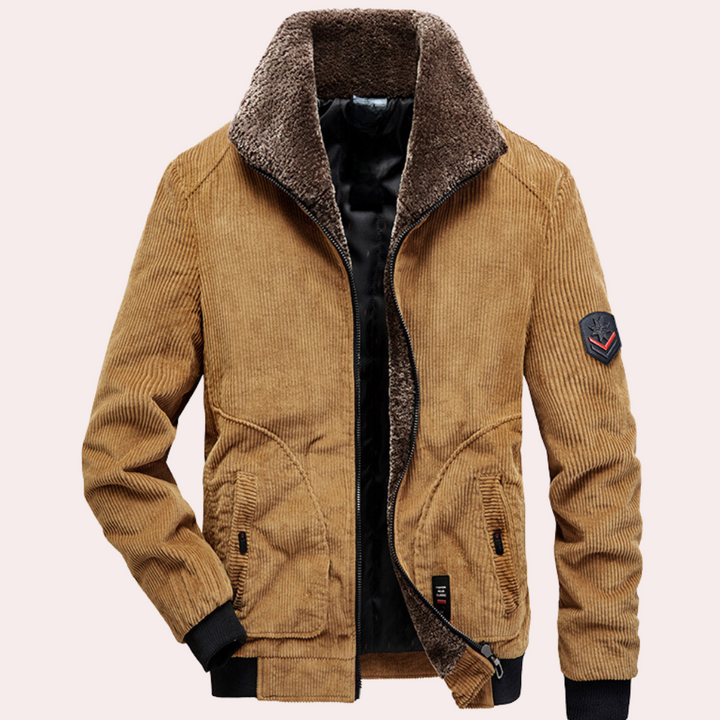 Damjan - Warme corduroy herenjas