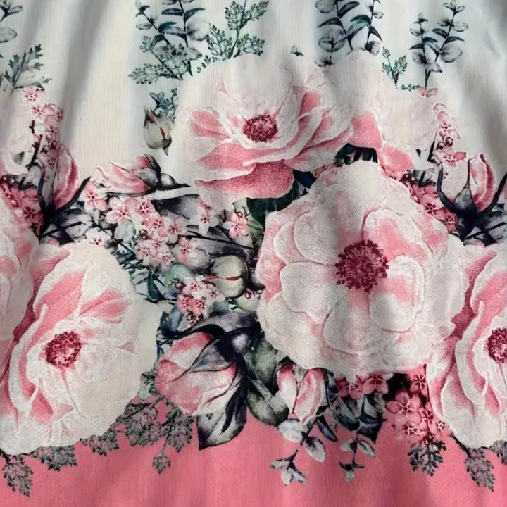 Ariela - Zip-up hoodie met bloemenprint voor dames