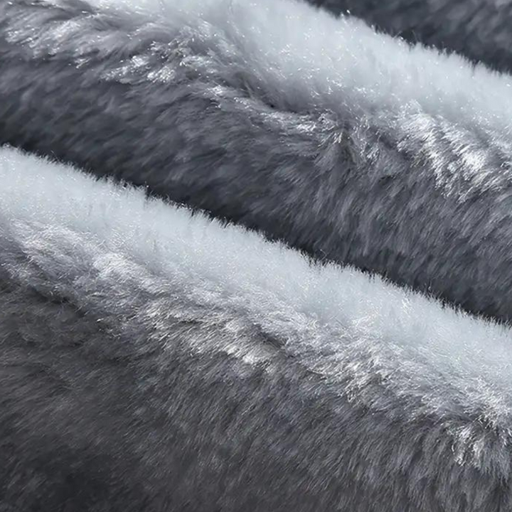 Kari - Warme pluche jas met capuchon voor heren