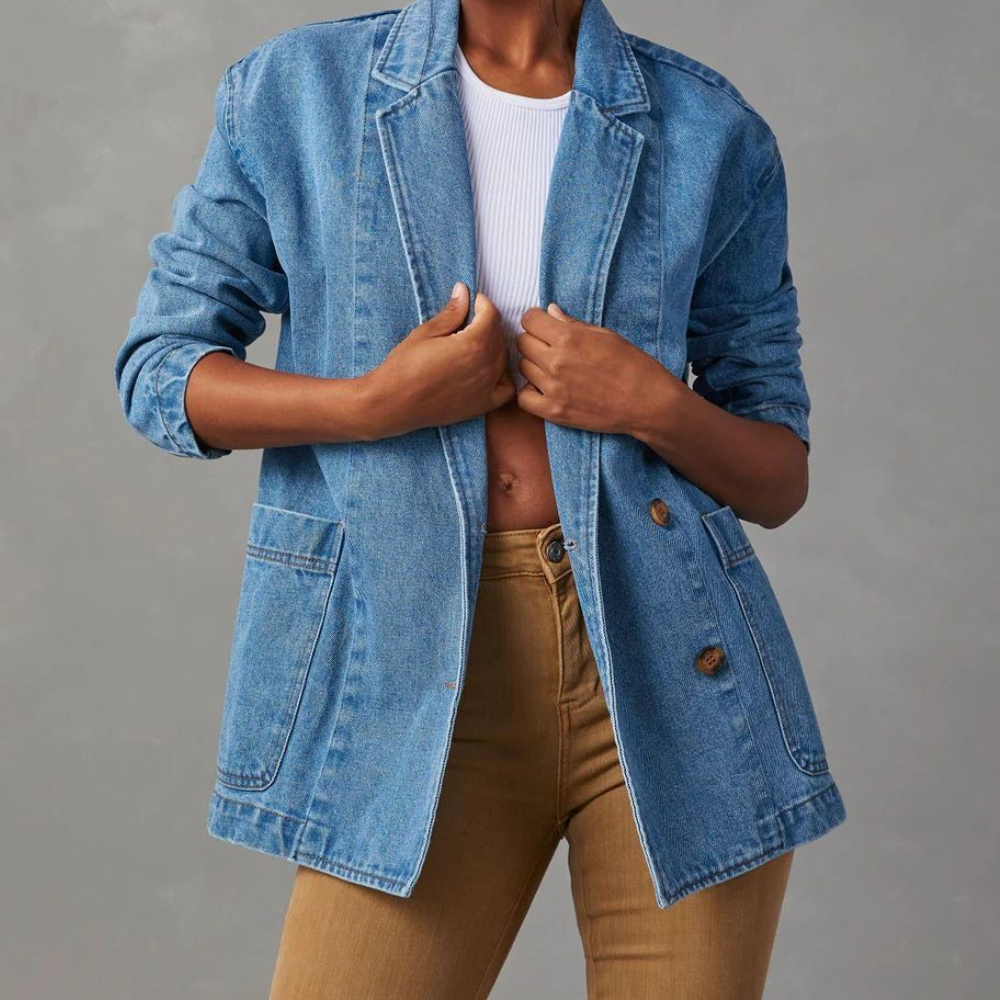 Nessa - Denim jas voor de moderne dames