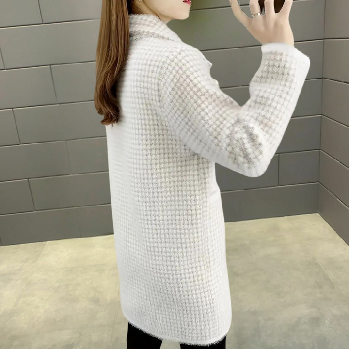 Karola - Elegante halflange jas voor dames