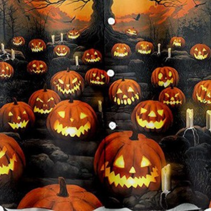 Vilmos - Modern Halloween Overhemd voor Mannen