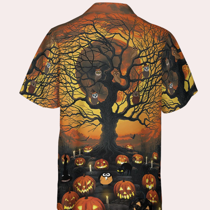 Vilmos - Modern Halloween Overhemd voor Mannen
