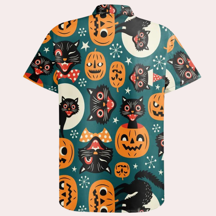 Joaquin - Herenshirt met grappige halloween cartoon print
