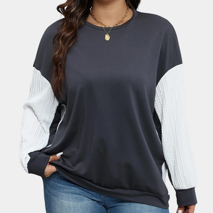 Deni - Casual en zacht dames sweatshirt