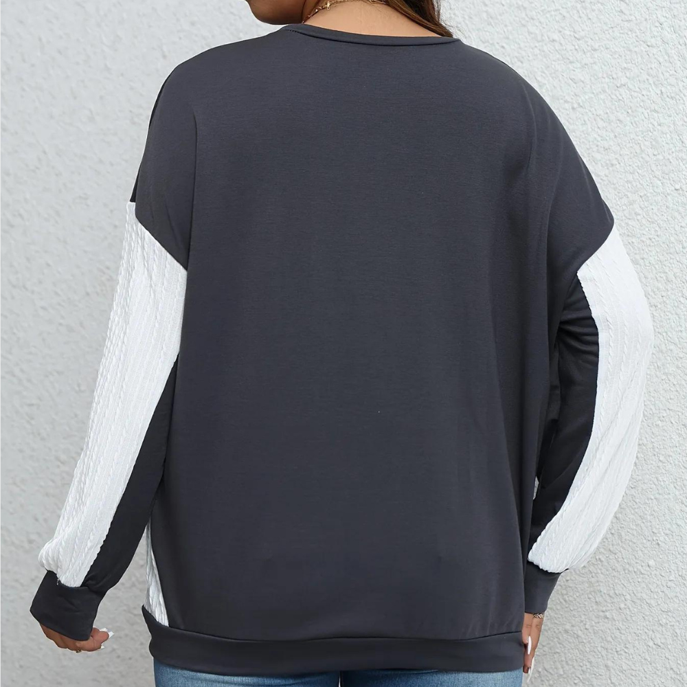 Deni - Casual en zacht dames sweatshirt
