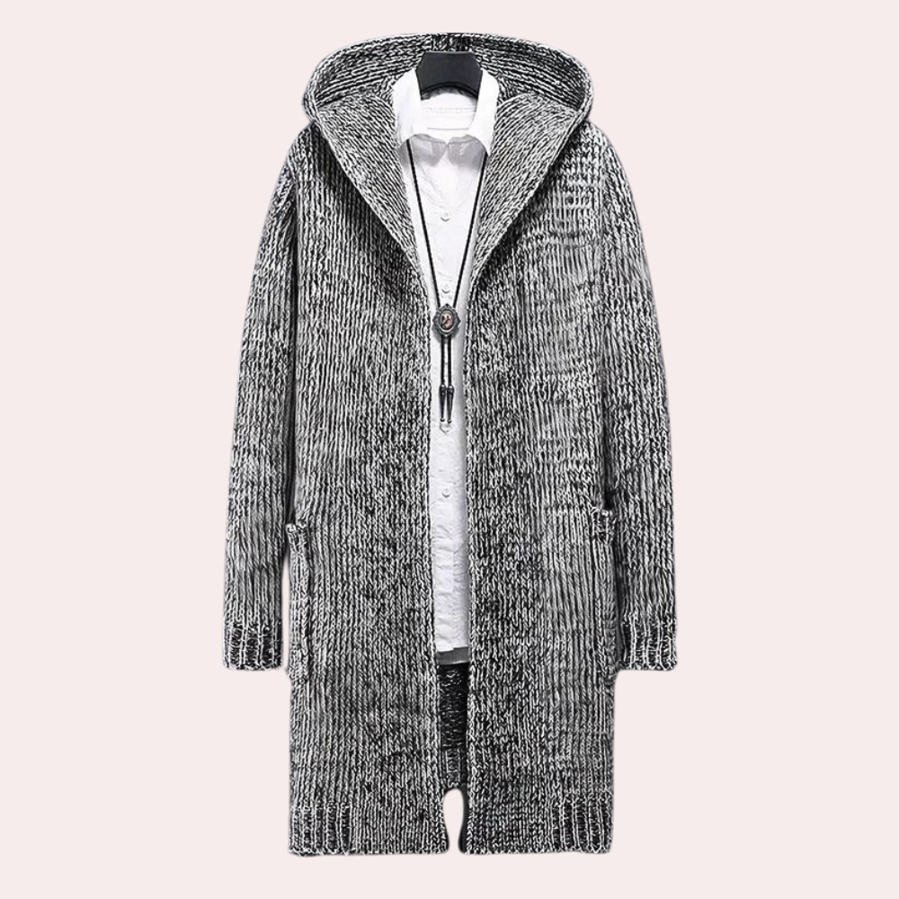 Kazimir - Warm vest met capuchon voor heren