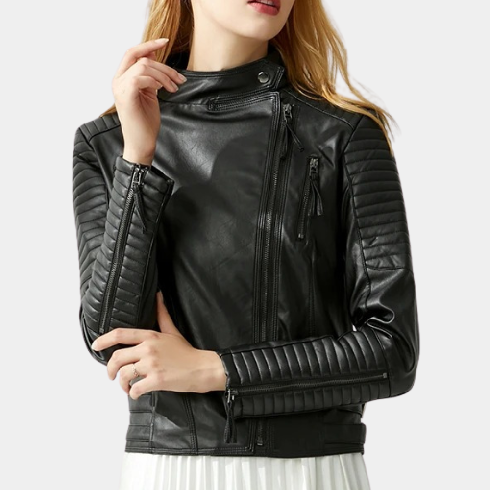Gudrun - Tijdloze Dames Bikerjas