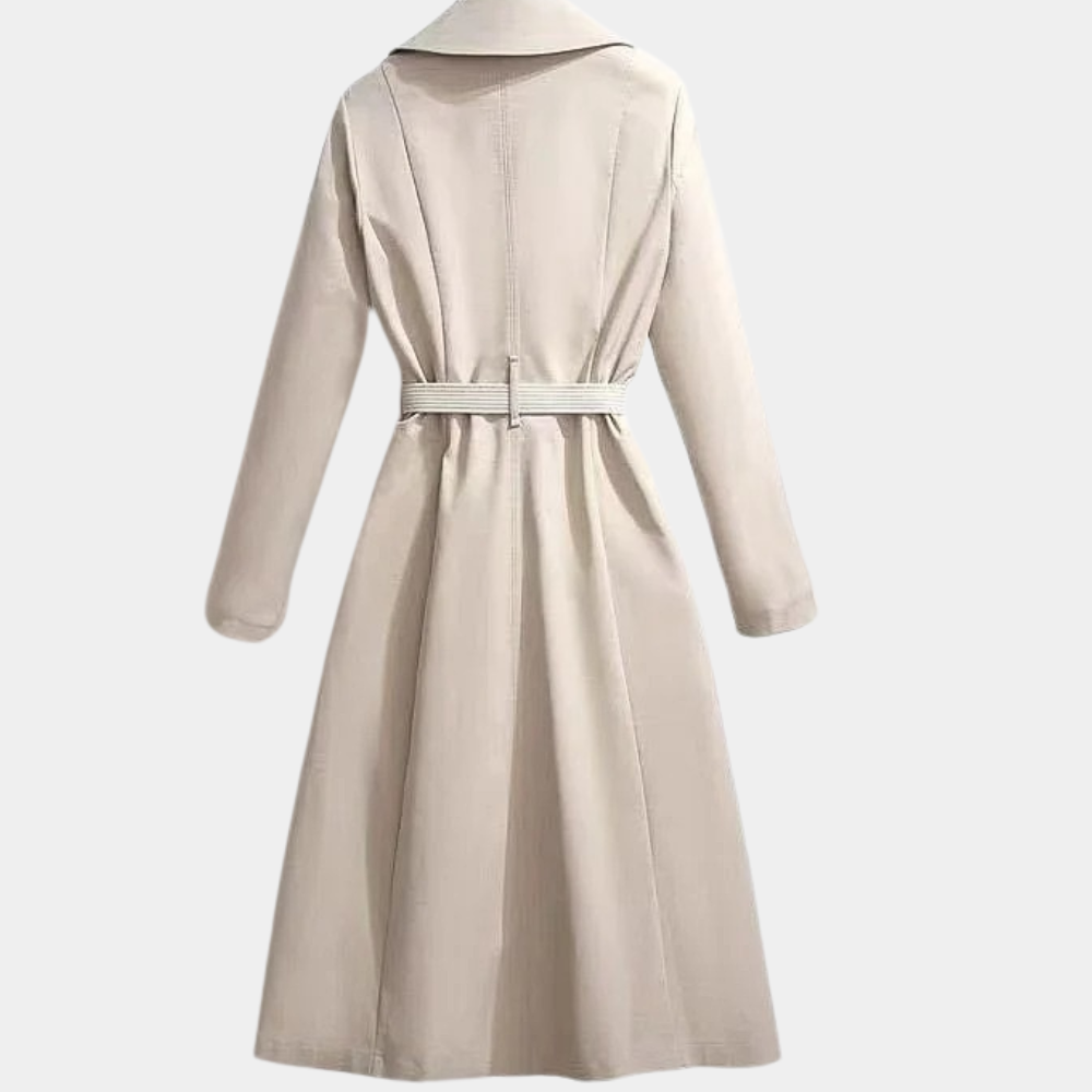 Aurembiaix - Stijlvolle dames trenchcoat met ceintuur